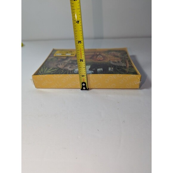 Vintage Hallmark Jungle Animals Stationery Set 10 Notes Envelopes Stickers NIB - Picture 11 of 11